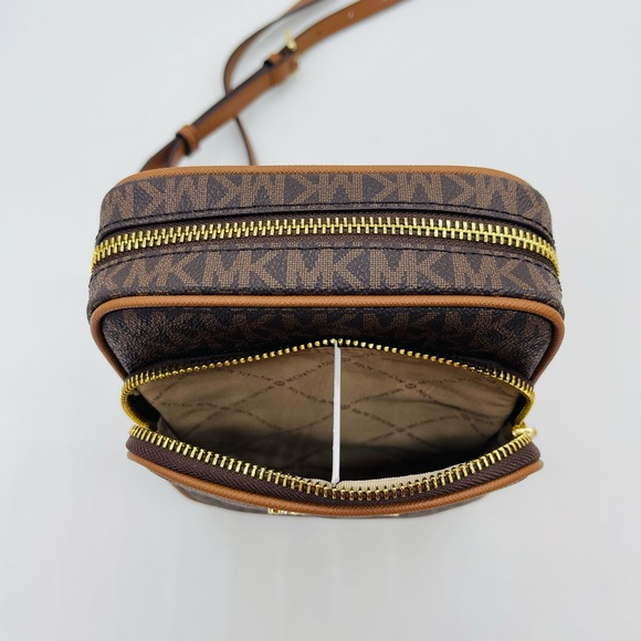 Michael Kors Medium NS Chain Xbody Bag Brown - Picture 6 of 11